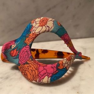 Natural Life Floral Fabric Boho Hair Clip